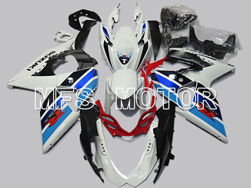 Suzuki GSXR1000 2009-2016 Injection ABS Fairing - Factory Style - White Blue - MFS5767 - Fairings Kit