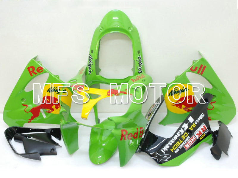 Kawasaki NINJA ZX9R 2000-2001 ABS Fairing - Red Bull - Green - MFS5903 - Fairings Kit