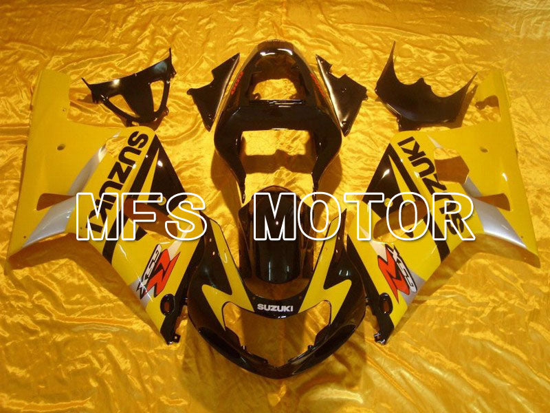 Suzuki GSXR600 2001-2003 Injection ABS Fairing - Factory Style - Black Yellow - MFS4610 - Fairings Kit