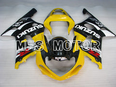 Suzuki GSXR750 2000-2003 Injection ABS Fairing - Factory Style - Black Yellow - MFS6953 - Fairings Kit