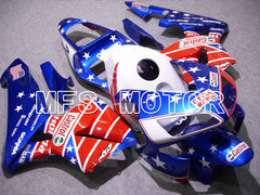 Honda CBR600RR 2003-2004 ABS Injection Fairing - Castrol - White Red Blue - MFS5152 - Fairings Kit