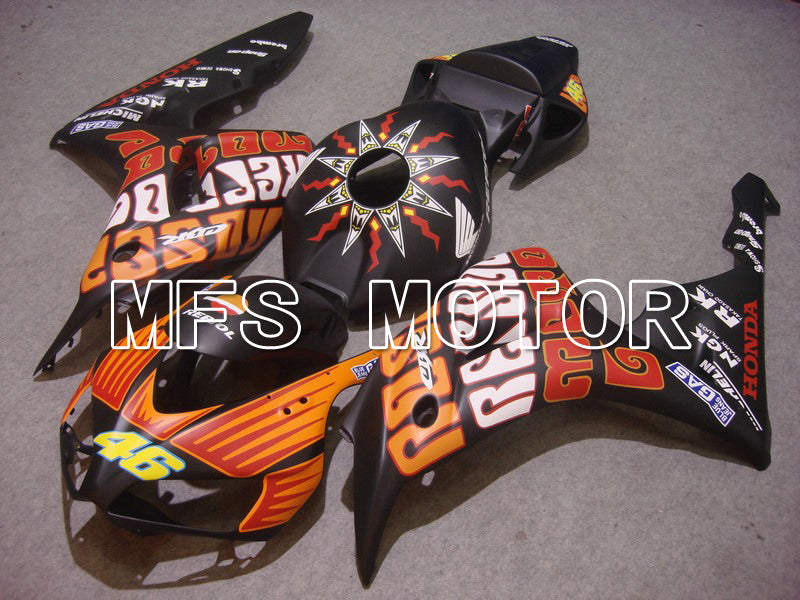 Honda CBR1000RR 2006-2007 Injection ABS Fairing - Rossi - Orange Black - MFS6116 - Fairings Kit