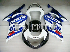 Suzuki GSXR600 2001-2003 Injection ABS Fairing - Factory Style - Black Wihte Blue - MFS2112 - Fairings Kit