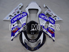 Suzuki GSXR600 2001-2003 Injection ABS Fairing - MOTUL - White Blue - MFS2147 - Fairings Kit
