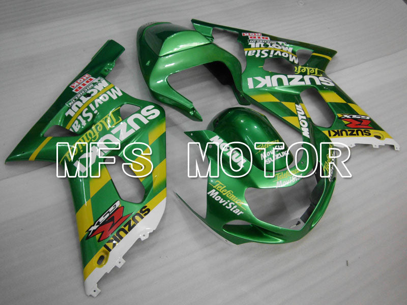 Suzuki GSXR750 2000-2003 Injection ABS Fairing - Movistar - Green - MFS6975 - Fairings Kit