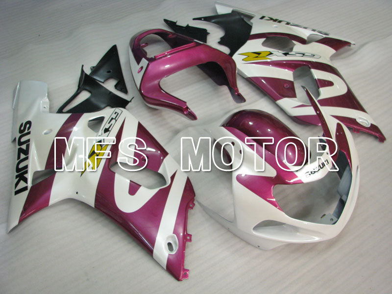 Suzuki GSXR600 2001-2003 Injection ABS Fairing - Factory Style - White Purple - MFS2193 - Fairings Kit