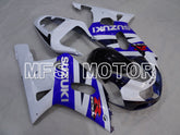 Suzuki GSXR600 2001-2003 Injection ABS Fairing - Factory Style - White Blue - MFS2207 - Fairings Kit