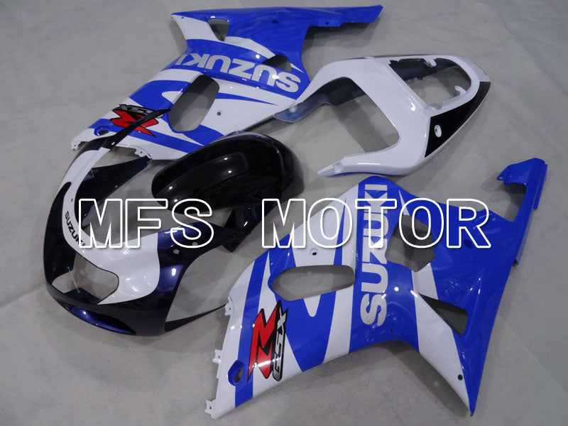 Suzuki GSXR600 2001-2003 Injection ABS Fairing - Factory Style - Black Wihte Blue - MFS2212 - Fairings Kit