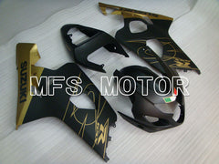 Suzuki GSXR600 GSXR750 2004-2005 Injection ABS Fairing - Factory Style - Black Gold Matte - MFS2271 - Fairings Kit