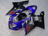 Suzuki GSXR600 GSXR750 2004-2005 Injection ABS Fairing - Factory Style - Black Blue - MFS2317 - Fairings Kit