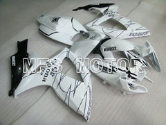 Suzuki GSXR600 GSXR750 2006-2007 Injection ABS Fairing - Corona - Black White - MFS2325 - Fairings Kit