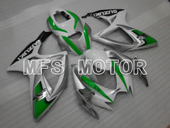 Suzuki GSXR600 GSXR750 2006-2007 Injection ABS Fairing - Factory Style - White Green Silver - MFS2352 - Fairings Kit