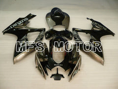 Suzuki GSXR600 GSXR750 2006-2007 Injection ABS Fairing - Factory Style - Black Gray - MFS2389 - Fairings Kit