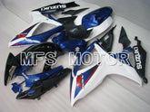 Suzuki GSXR600 GSXR750 2006-2007 Injection ABS Fairing - Factory Style - Blue White - MFS2418 - Fairings Kit