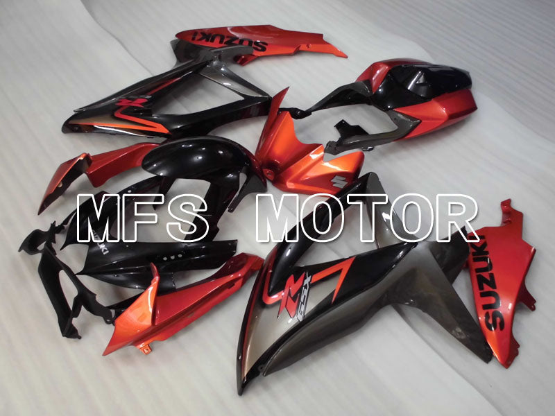 Suzuki GSXR600 GSXR750 2008-2010 Injection ABS Fairing - Factory Style - Black Orange - MFS2426 - Fairings Kit