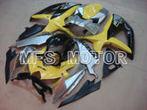 Suzuki GSXR600 GSXR750 2008-2010 Injection ABS Fairing - Factory Style - Yellow Silver - MFS2490 - Fairings Kit