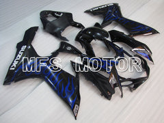 Suzuki GSXR600 GSXR750 2011-2024 Injection ABS Fairing - Flame - Black - MFS2496 - Fairings Kit