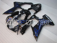 Suzuki GSXR600 GSXR750 2011-2024 Injection ABS Fairing - Flame - Black - MFS2496 - Fairings Kit