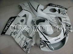 Suzuki GSXR600 1997-2000 ABS Fairing - Corona - Black White - MFS2527 - Fairings Kit