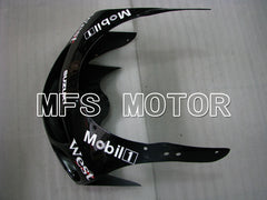 Suzuki GSXR600 1997-2000 ABS Fairing - West - Black White - MFS2535 - Fairings Kit