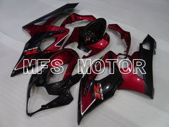 Suzuki GSXR1000 2005-2006 Injection ABS Fairing - Factory Style - Black Red - MFS2661 - Fairings Kit