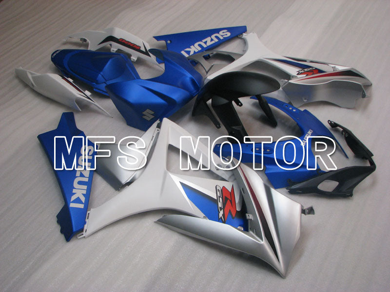 Suzuki GSXR1000 2007-2008 Injection ABS Fairing - Factory Style - White Blue - MFS2693 - Fairings Kit