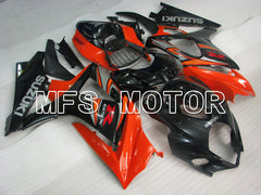 Suzuki GSXR1000 2007-2008 Injection ABS Fairing - Factory Style - Black Orange - MFS2697 - Fairings Kit