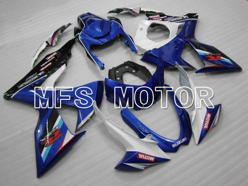 Suzuki GSXR1000 2009-2016 Injection ABS Fairing - Factory Style - White Blue - MFS2708 - Fairings Kit