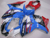 Suzuki GSXR1000 2009-2016 Injection ABS Fairing - Factory Style - Blue Red - MFS2724 - Fairings Kit
