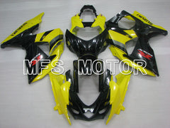 Suzuki GSXR1000 2009-2016 Injection ABS Fairing - Factory Style - Black Yellow - MFS2725 - Fairings Kit
