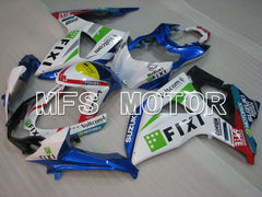 Suzuki GSXR1000 2009-2016 Injection ABS Fairing - FIXI - White Blue - MFS2729 - Fairings Kit