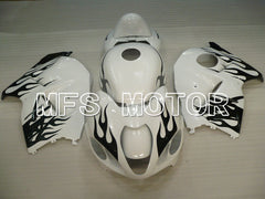 Suzuki GSXR1300 Hayabusa 1999-2007 Injection ABS Fairing - Flame - Black White - MFS2800 - Fairings Kit