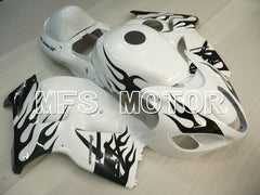 Suzuki GSXR1300 Hayabusa 1999-2007 Injection ABS Fairing - Flame - Black White - MFS2800 - Fairings Kit