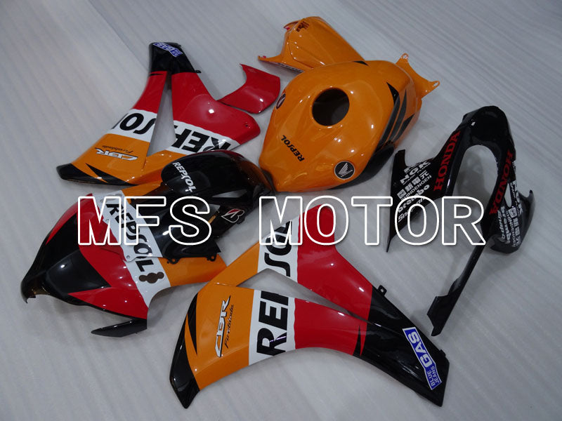 Honda CBR1000RR 2008-2011 Injection ABS Fairing - Repsol - Orange Red Black - MFS3001 - Fairings Kit