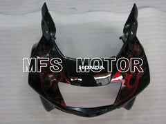 Honda CBR600 F3 1995-1996 Injection ABS Fairing - Flame - Black Red - MFS3042 - Fairings Kit