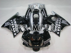 Honda CBR600 F2 1991-1994 ABS Fairing - SevenStars - Black Silver - MFS3116 - Fairings Kit