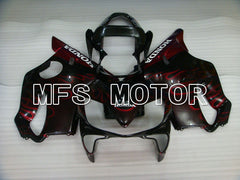 Honda CBR600 F4i 2001-2003 Injection ABS Fairing - Flame - Black Red - MFS3173 - Fairings Kit