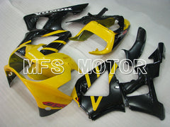 Honda CBR900RR 929 2000-2001 Injection ABS Fairing - Factory Style - Black Yellow - MFS3219 - Fairings Kit