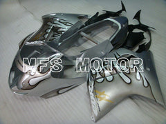 Honda CBR1100XX 1996-2007 Injection ABS Fairing - Flame - Silver - MFS3250 - Fairings Kit