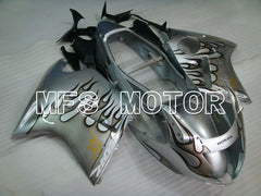 Honda CBR1100XX 1996-2007 Injection ABS Fairing - Flame - Silver - MFS3250 - Fairings Kit