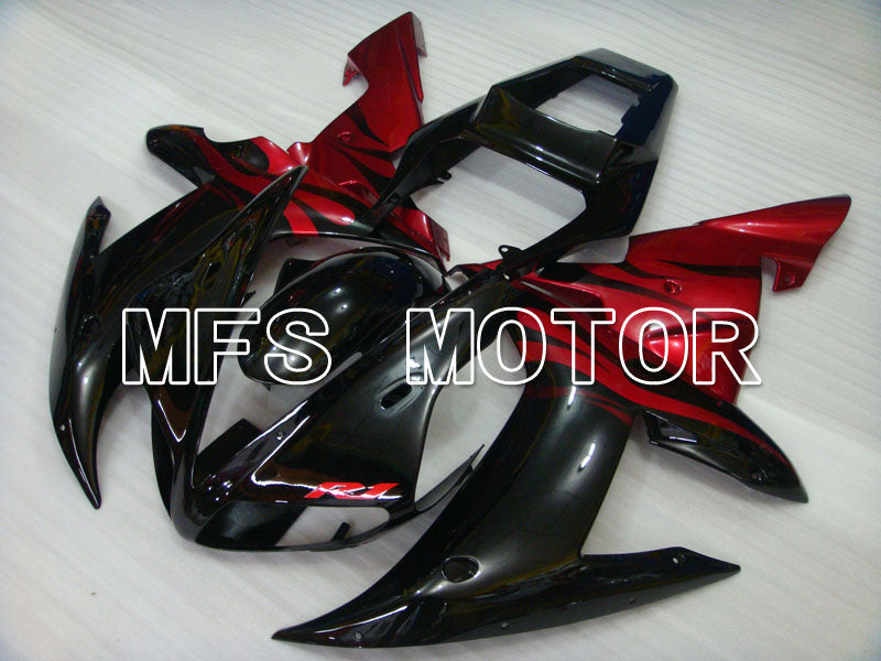 Yamaha YZF-R1 2002-2003 Injection ABS Fairing - Factory Style - Black Red wine color - MFS3352 - Fairings Kit