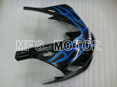 Yamaha YZF-R1 1998-1999 Injection ABS Fairing - Flame - Black Blue - MFS3360 - Fairings Kit