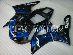 Yamaha YZF-R1 1998-1999 Injection ABS Fairing - Flame - Black Blue - MFS3412 - Fairings Kit