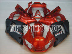 Yamaha YZF-R6 1998-2002 Injection ABS Fairing - Factory Style - Black Red wine color - MFS3507 - Fairings Kit