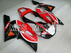 Yamaha YZF-R6 1998-2002 Injection ABS Fairing - Santander - Black Red - MFS3513 - Fairings Kit