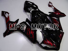 Yamaha YZF-R1 2007-2008 Injection ABS Fairing - Flame - Red Black - MFS3525 - Fairings Kit