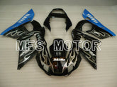 Yamaha YZF-R6 1998-2002 Injection ABS Fairing - Flame - Black White - MFS3563 - Fairings Kit