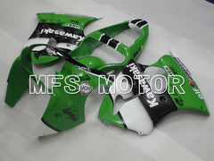 Kawasaki NINJA ZX6R 2000-2002 Injection ABS Fairing - Factory Style - Black Green White - MFS3648 - Fairings Kit