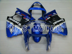 Kawasaki NINJA ZX6R 2000-2002 Injection ABS Fairing - Factory Style - Black Blue - MFS3650 - Fairings Kit