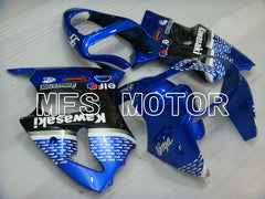 Kawasaki NINJA ZX6R 2000-2002 Injection ABS Fairing - Factory Style - Black Blue - MFS3650 - Fairings Kit